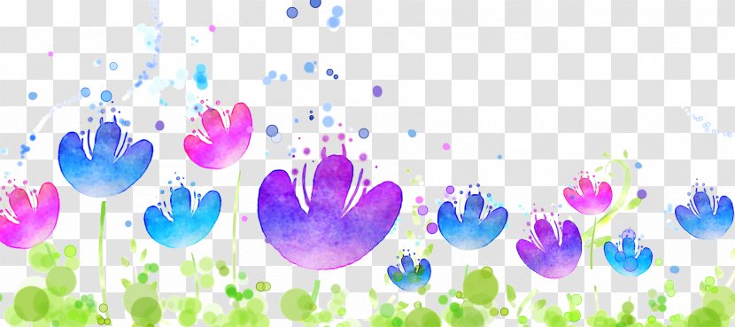 Computer File - Watercolor Painting - Flowers Transparent PNG