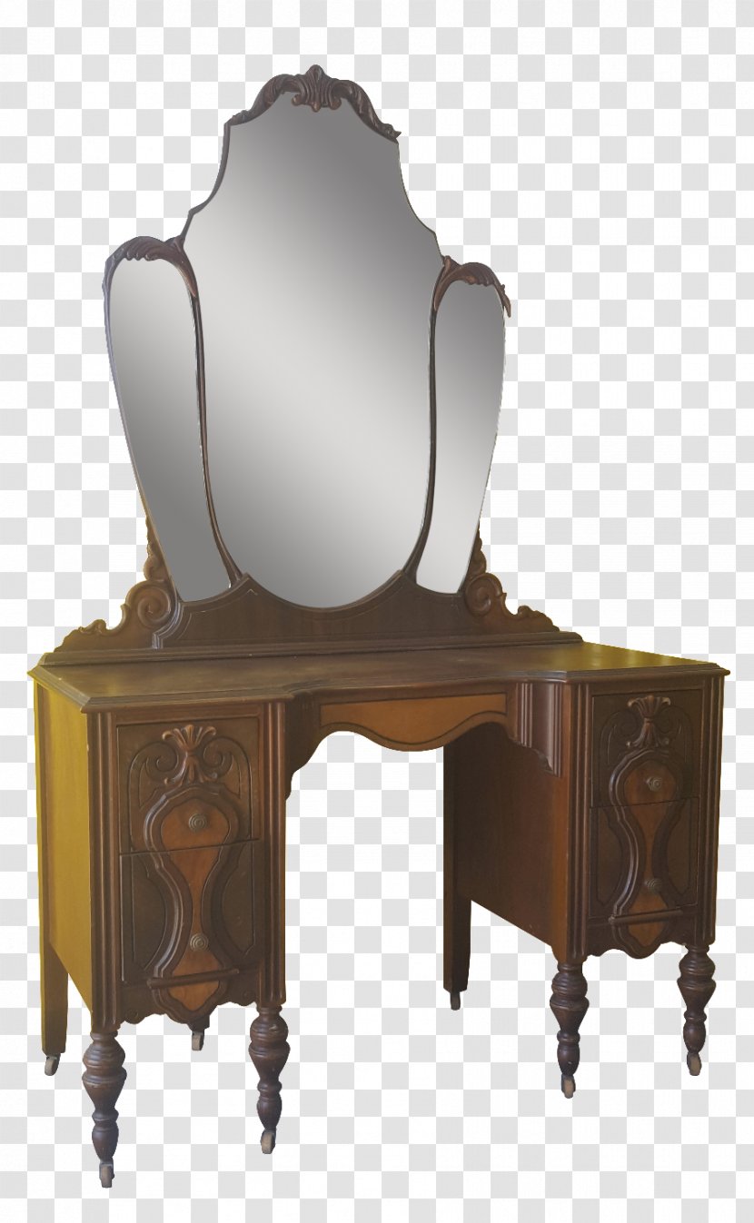 Table Art Deco Furniture Vanity Lowboy - Antique Transparent PNG