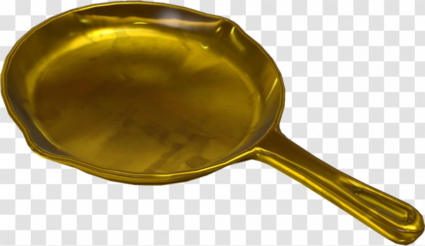Team Fortress 2 Dota Frying Pan Video Game - Material - Gold Paint Transparent PNG