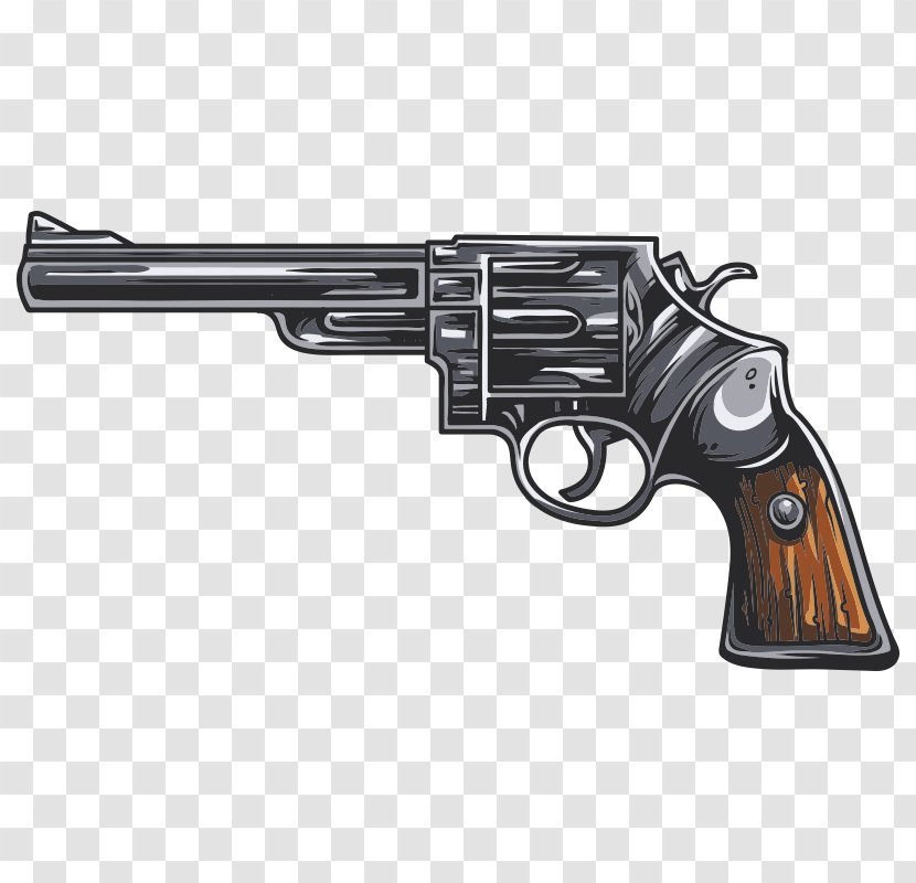 Firearm Pistol Weapon Revolver - Flower Transparent PNG