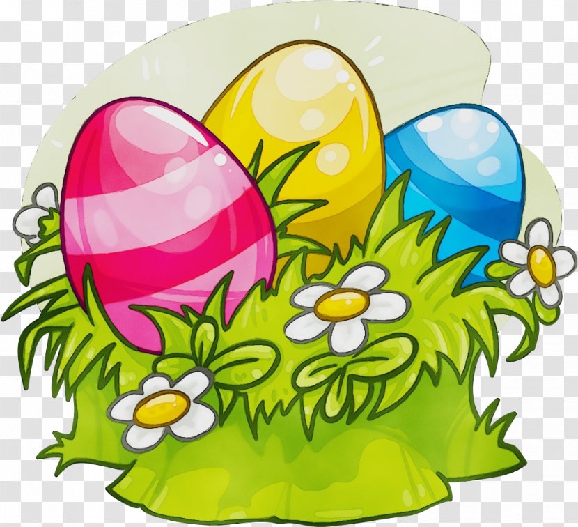 Easter Egg Background - Hunt - Flower Wildflower Transparent PNG