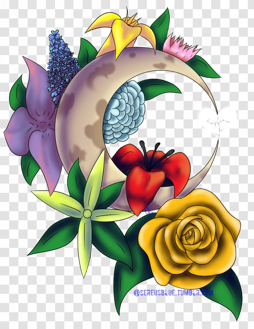 Floral Design Abziehtattoo - Fruit - Lovely Sheep Transparent PNG