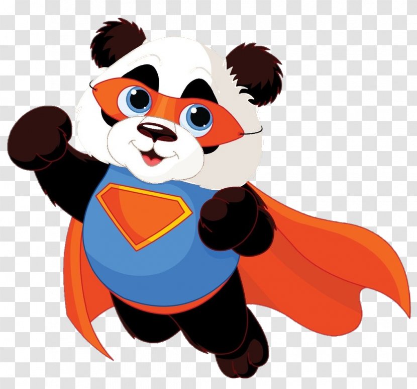 Giant Panda Bear Royalty-free Vector Graphics Illustration - Stock Photography - Ridge Ribbon Transparent PNG