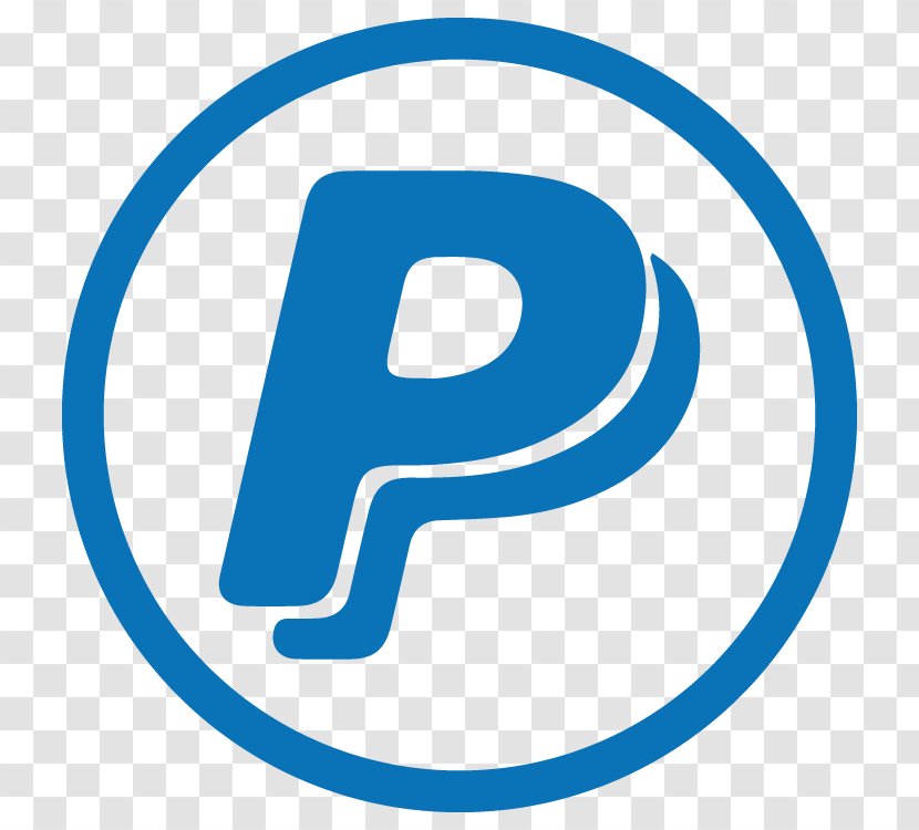 Logo Trademark Sign Symbol - Blue - Paypal Transparent PNG
