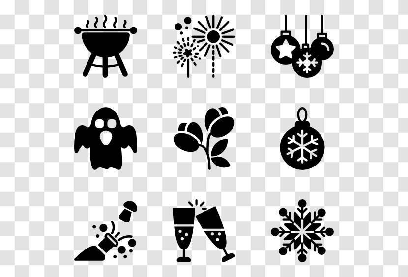 Icon Design Clip Art - Flora - New Year Element Transparent PNG