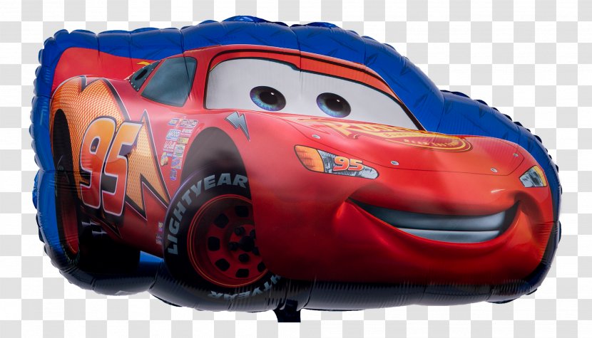 Lightning McQueen Cars Toy Balloon Automotive Design - Car Transparent PNG