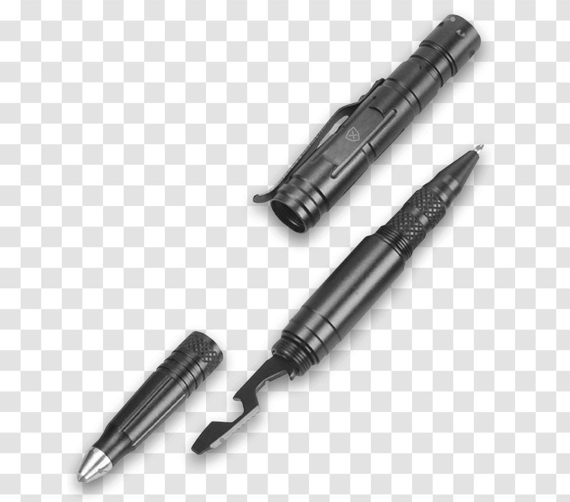 Pens Ballpoint Pen Tool Writing Kubotan - Hardware - Black Survival Fiora Transparent PNG