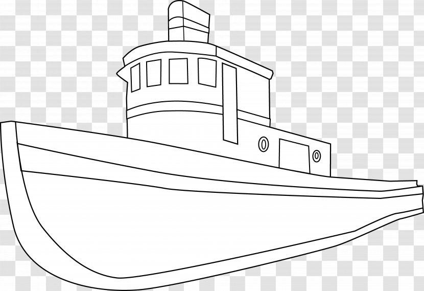 Boat Sailing Ship Drawing Clip Art - Area - Cliparts Black Transparent PNG