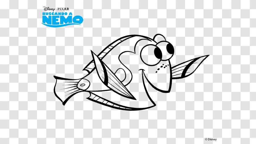 Marlin Finding Nemo Coloring Book Pixar Character - Heart - Rox Rouky Transparent PNG