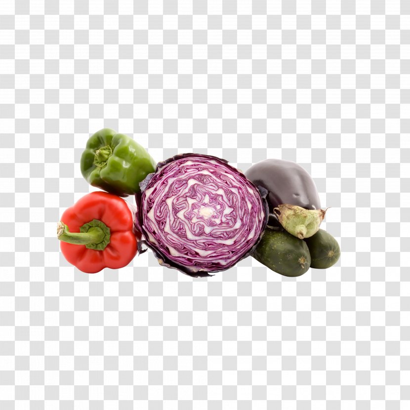 Red Cabbage Vegetable Food Ingredient - Vegetables Transparent PNG