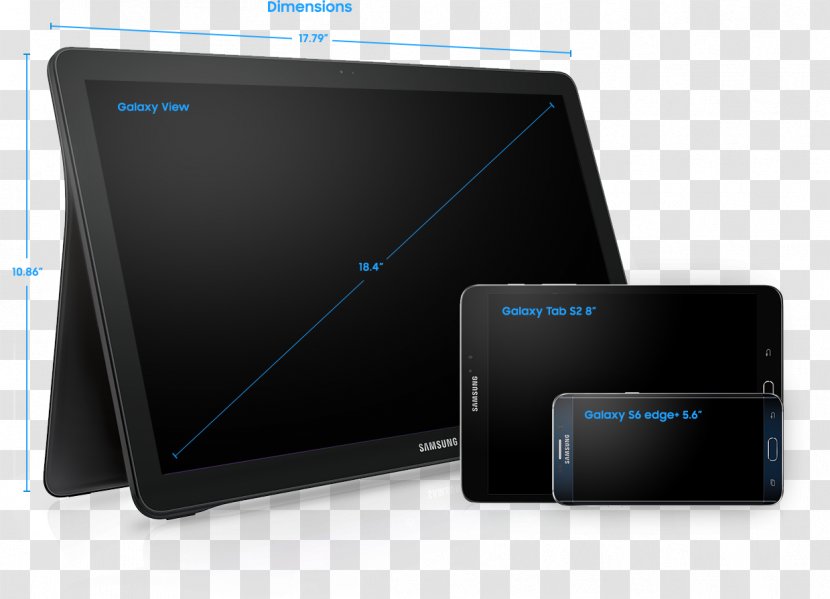 Samsung Galaxy View Netbook Tab S2 - Inch Transparent PNG