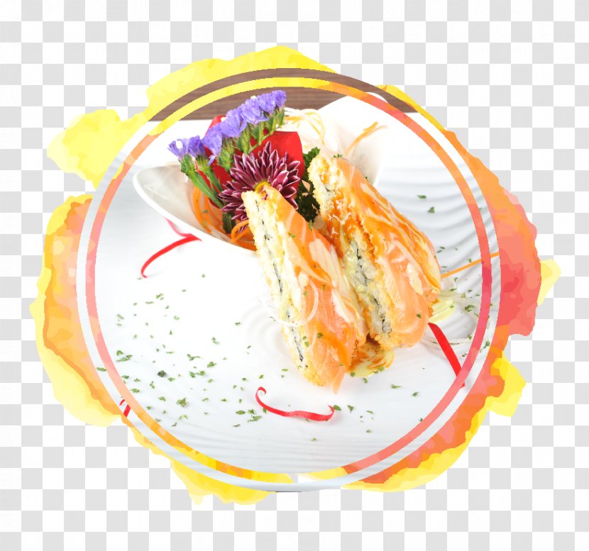 Japanese Cuisine Dish Garnish Recipe Seafood Transparent PNG