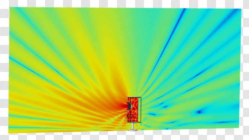 Acoustics COMSOL Multiphysics Sound Pressure Scientific Modelling Loudspeaker - Wave Transparent PNG