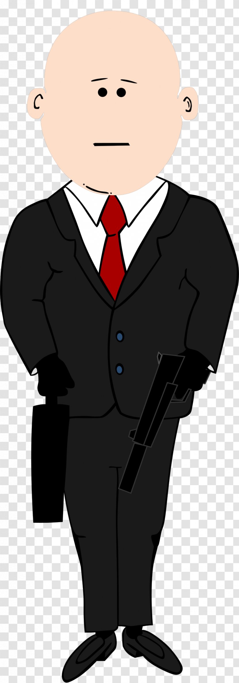 Clip Art - Boy - Hitman Transparent PNG