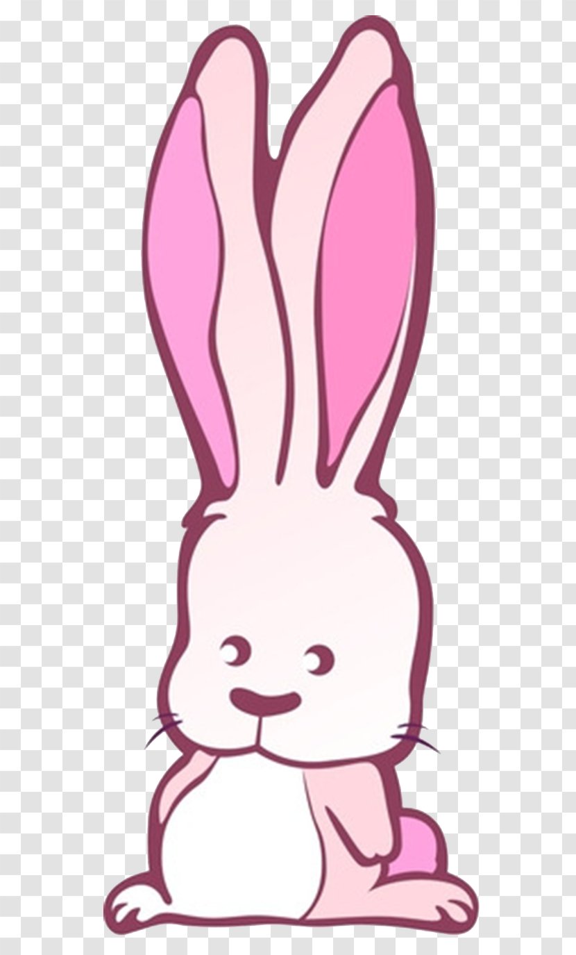 Easter Bunny I Love You, Honey Rabbit Clip Art - Cartoon Transparent PNG