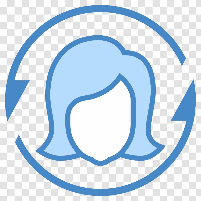 Female User Icon Design - Text - Avatar Transparent PNG