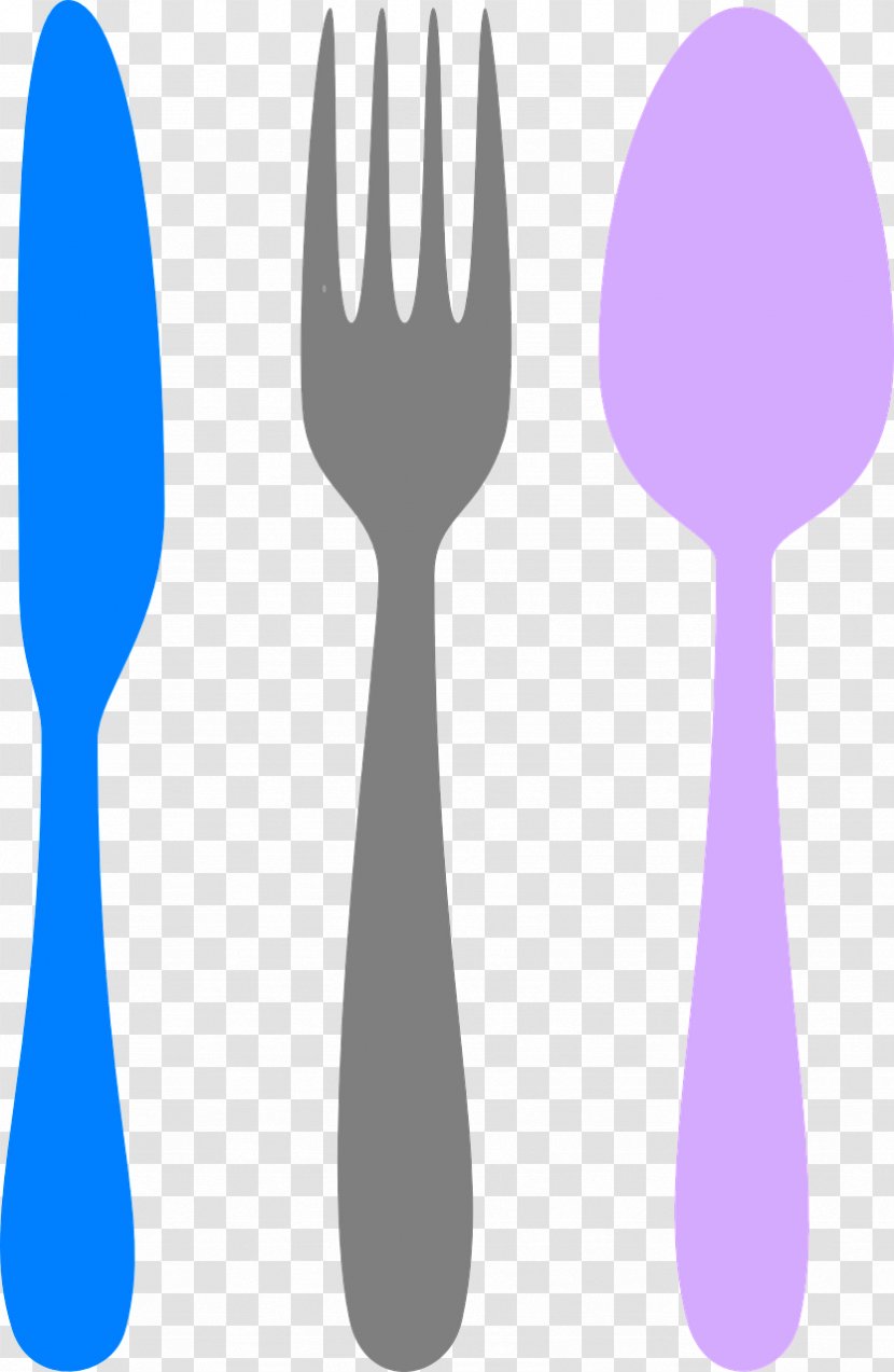 Cutlery Fork Household Silver Clip Art - Purple Transparent PNG