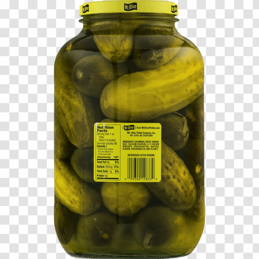 Pickled Cucumber Pickling Vegetarian Cuisine South Asian Pickles Food - Mt Olive Pickle Company Transparent PNG