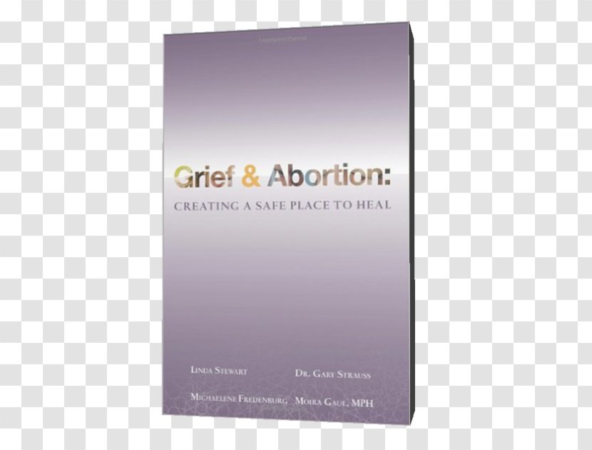 Brand Abortion Grief Font - Book Cover Mockup Transparent PNG