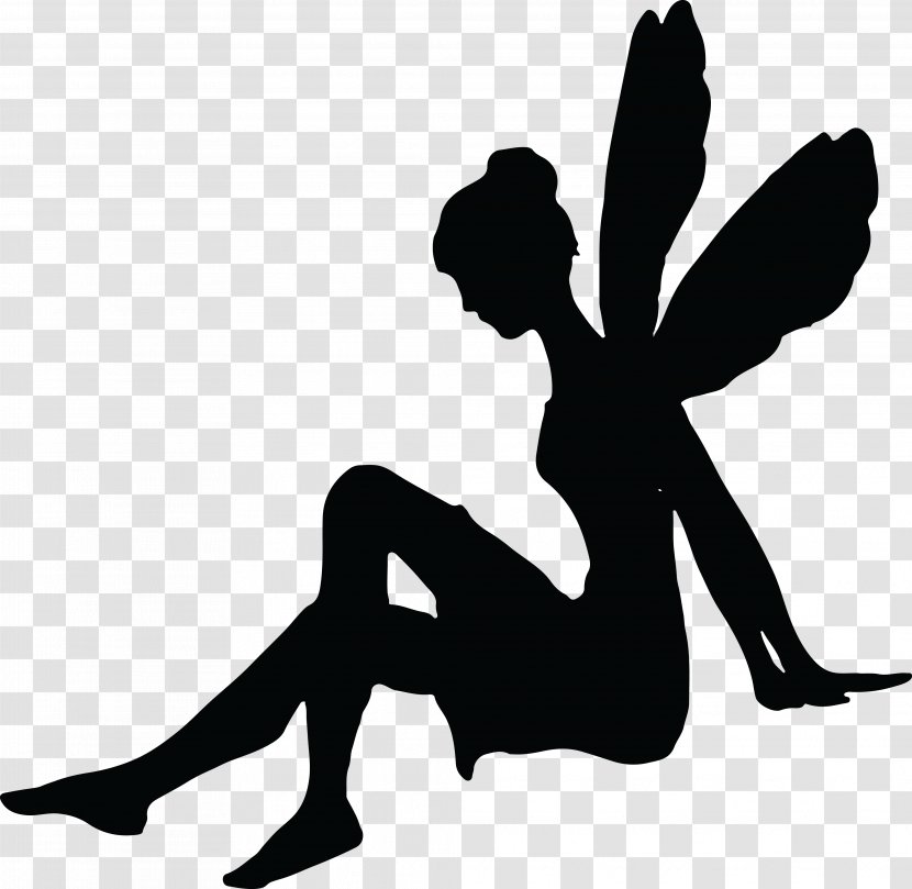 Tinker Bell Fairy Silhouette Desktop Wallpaper Clip Art - Flower - Kartikeya Transparent PNG