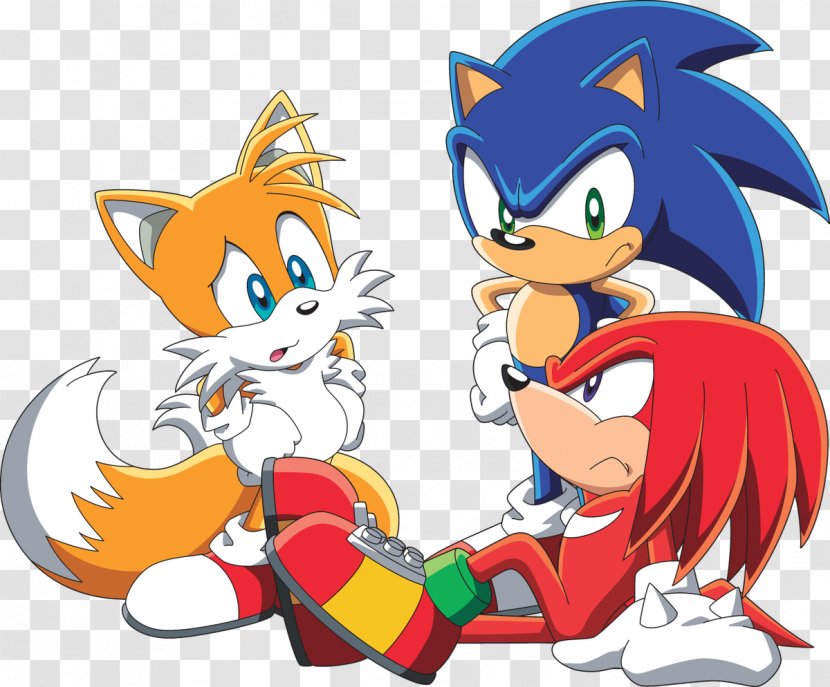 Sonic The Hedgehog Tails Chaos Rouge Bat Cream Rabbit - Silhouette Transparent PNG