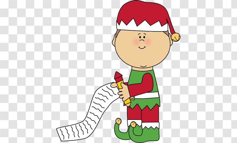 The Elf On Shelf Santa Claus Christmas Clip Art - Gift - Cliparts Transparent PNG