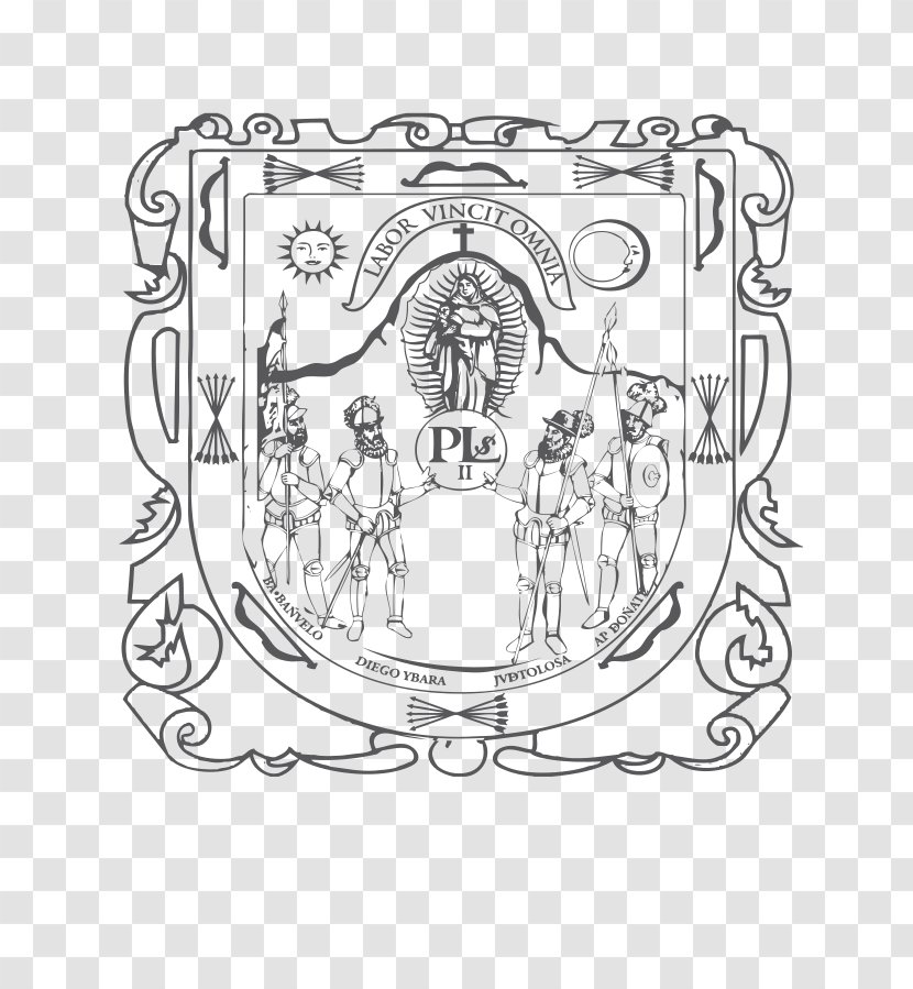 Escudo De Zacatecas Coat Of Arms Mexico Drawing Del Estado Hidalgo - Text - Foto Guatemala Transparent PNG