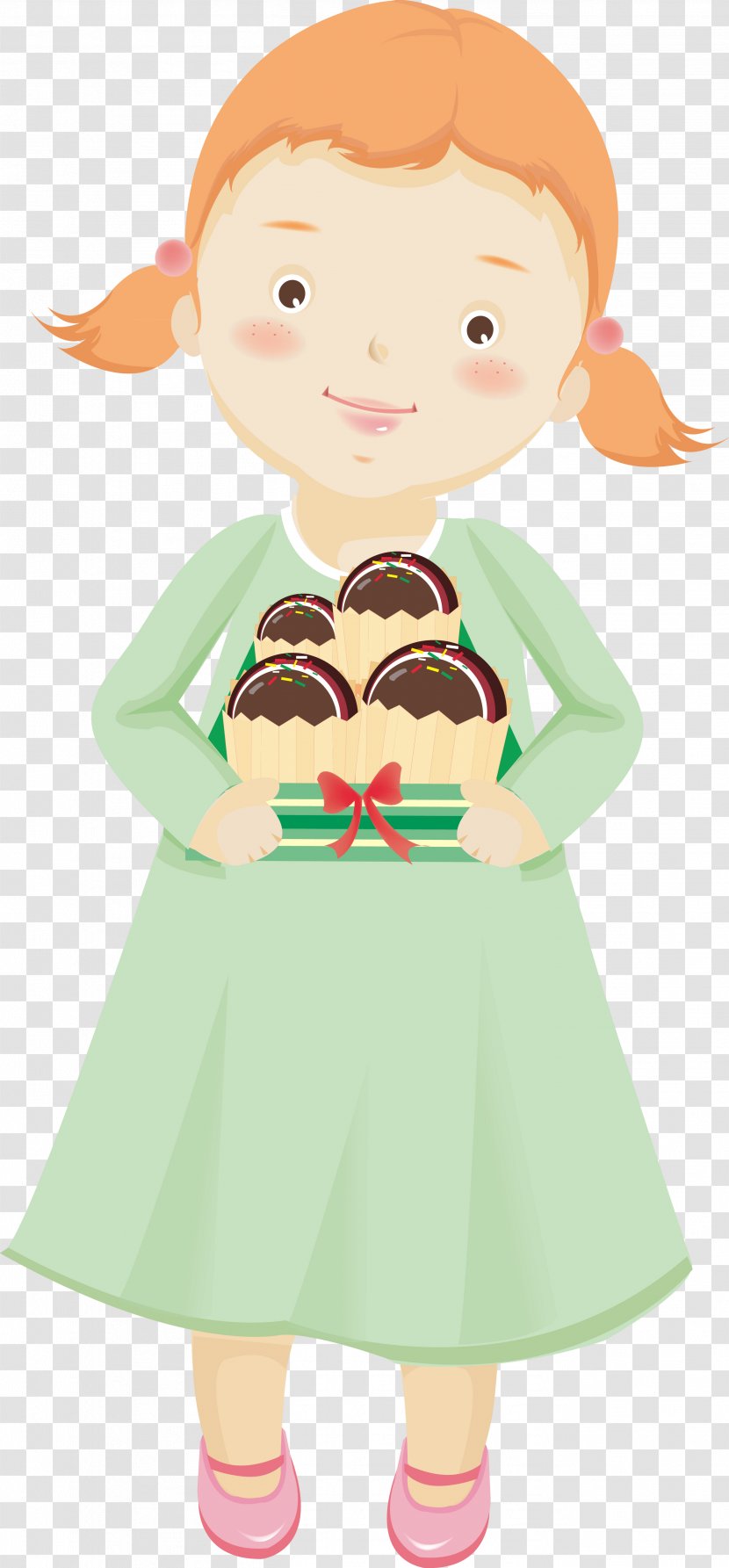 Illustration Vector Graphics Cartoon Image Character - Brown Hair - Child Ecommerce Transparent PNG