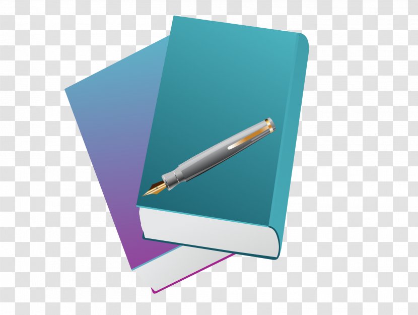 Book Pen Drawing Euclidean Vector Transparent PNG