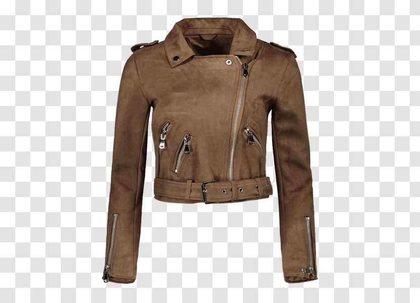 Jacket Coat Clothing Suede Fashion - Leather Transparent PNG