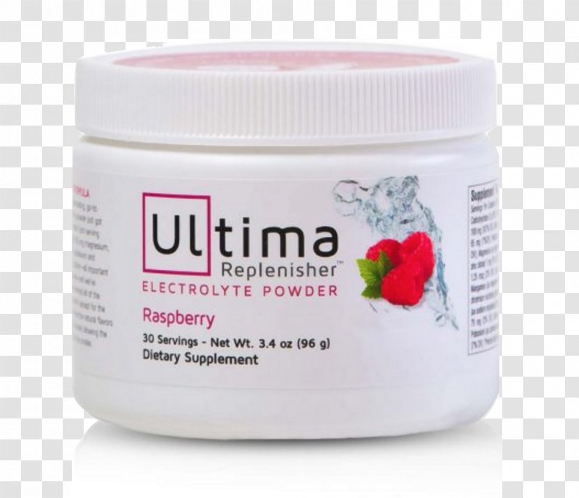 Ultima Health Products Replenisher Electrolyte Powder 電解質パウダー 10g×10本 梅丹本舗 Red Raspberry - Cream - Mental Buttons Bulk Transparent PNG