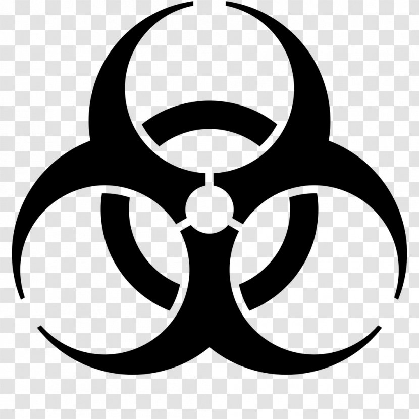 Biological Hazard Symbol Clip Art - Hazardous Substance Transparent PNG