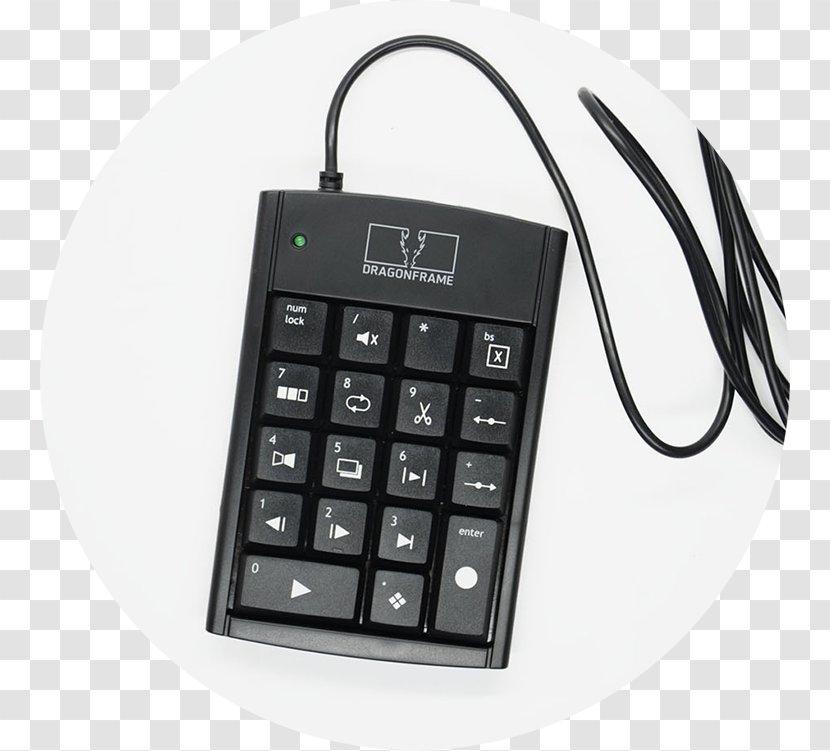 Computer Keyboard Numeric Keypads Space Bar Dragonframe User - Multimedia - USB Transparent PNG