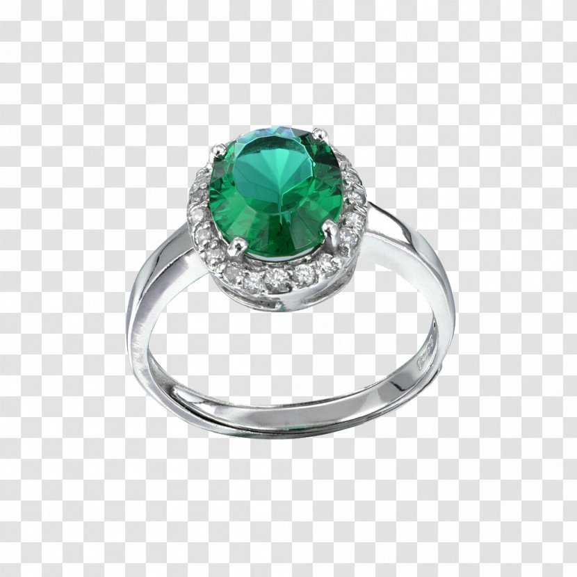 Emerald Ring Gemstone Jewellery Transparent PNG