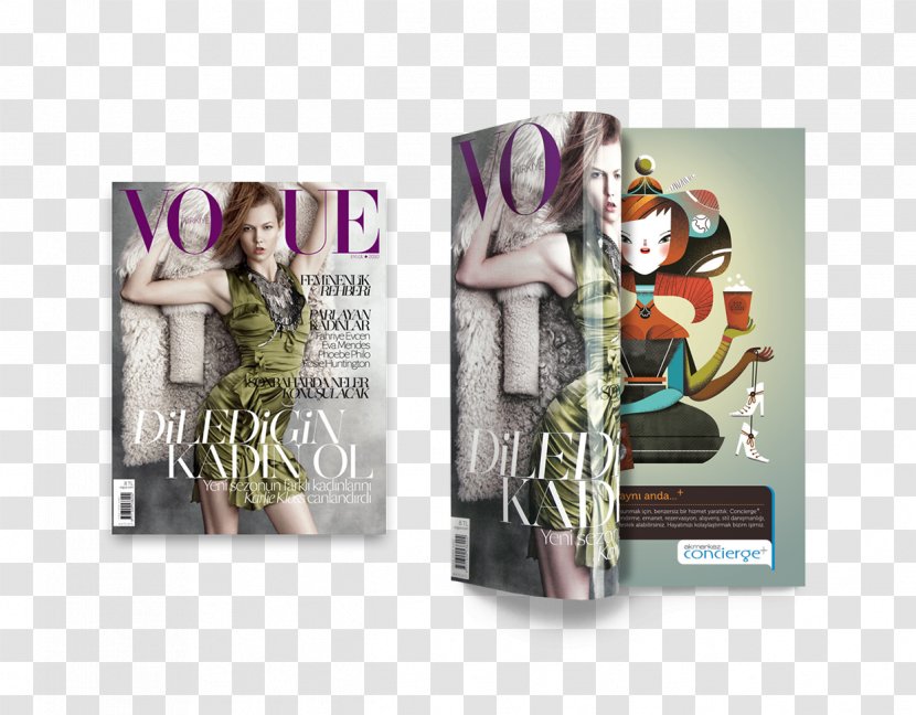Graphic Design Advertising Brand Vogue - Karlie Kloss Transparent PNG