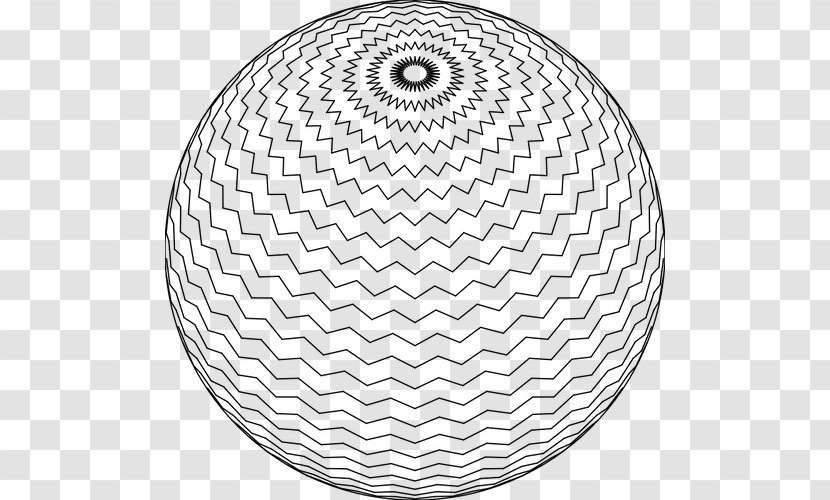 Sphere Ball - Storage Basket - Wavy Circle Transparent PNG