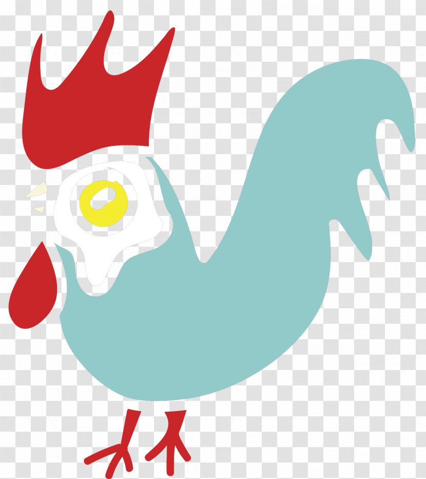 Chicken Cartoon - Character Created By - Tail Livestock Transparent PNG