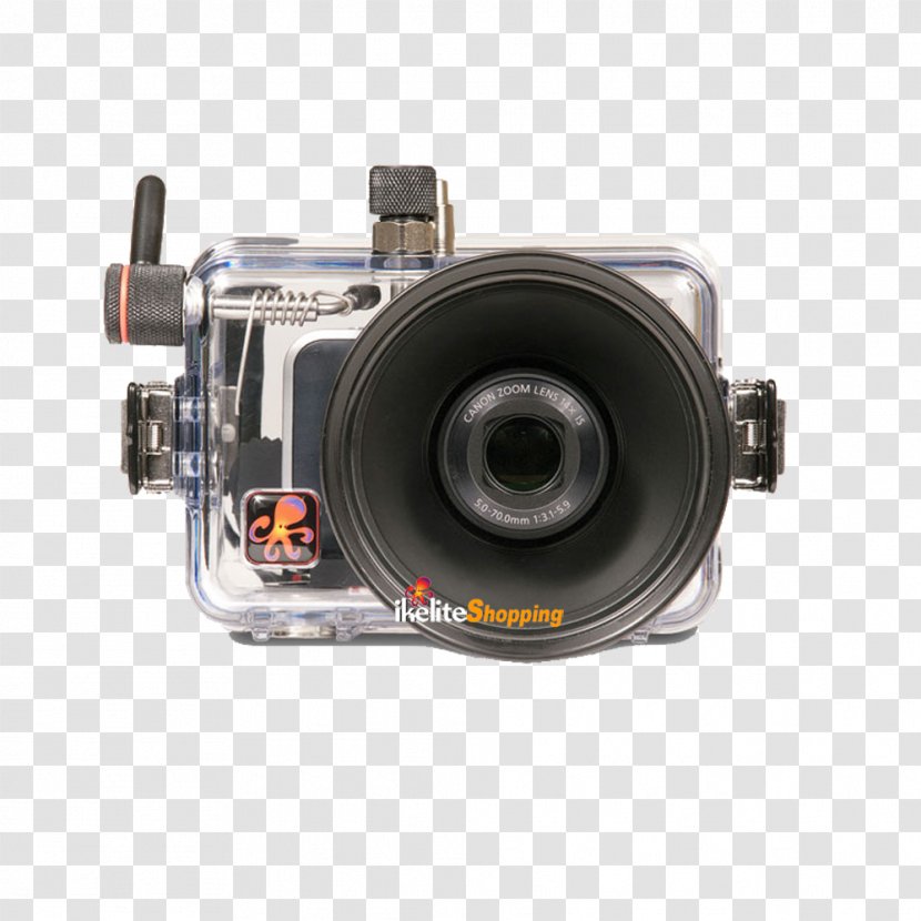 Camera Lens Canon PowerShot SX210 IS Underwater Photography Point-and-shoot - Accessory - Polycarbonate Transparent PNG