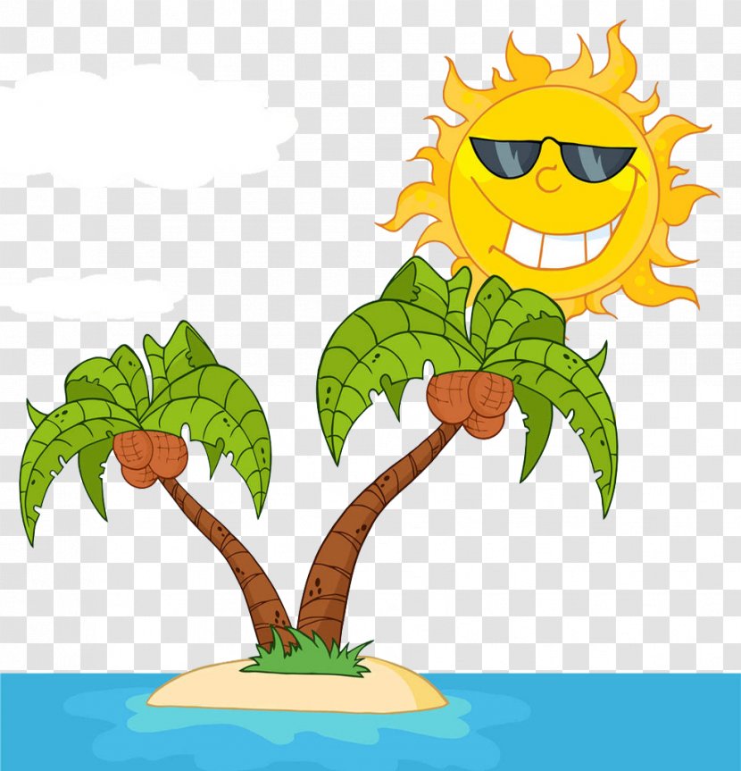 Cartoon Royalty-free Clip Art - Plant - Exposure To The Desert Island Transparent PNG