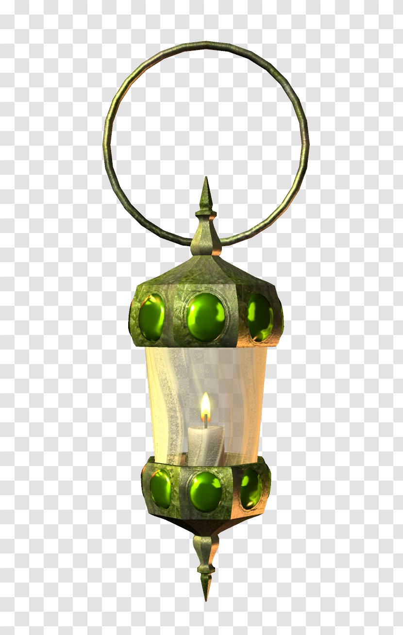 Light Fixture Oil Lamp Candle - Green - Retro Lamps Transparent PNG