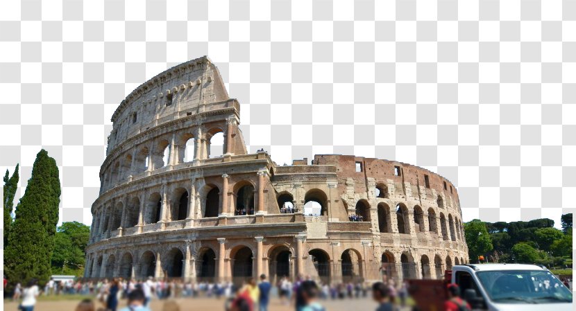 Trevi Fountain Colosseum Roman Forum Piazza Navona Spanish Steps - Facade - Rome, Italy Five Transparent PNG