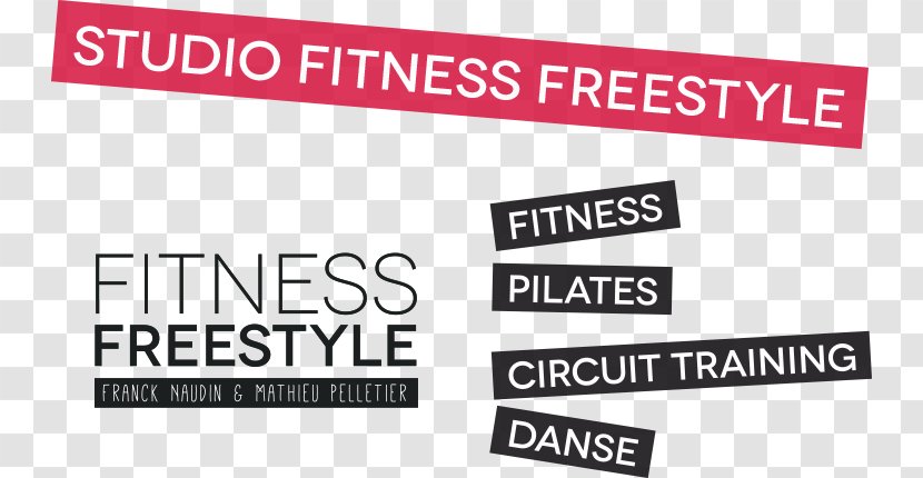 Fitness Freestyle Logo Brand Banner Product Design - Studio Transparent PNG