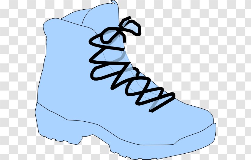 Clip Art Hiking Boot Shoe - White - Led Shoes Transparent PNG