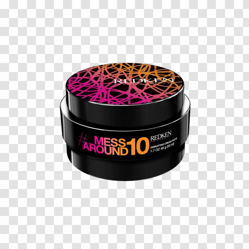 Redken Mess Around 10 Disrupting Cream-Paste Hair Styling Products Care Wax Blast - Cuts Transparent PNG