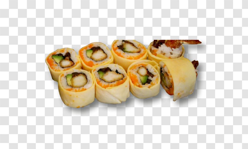 California Roll Gimbap Sushi Hors D'oeuvre Garnish - Food Transparent PNG