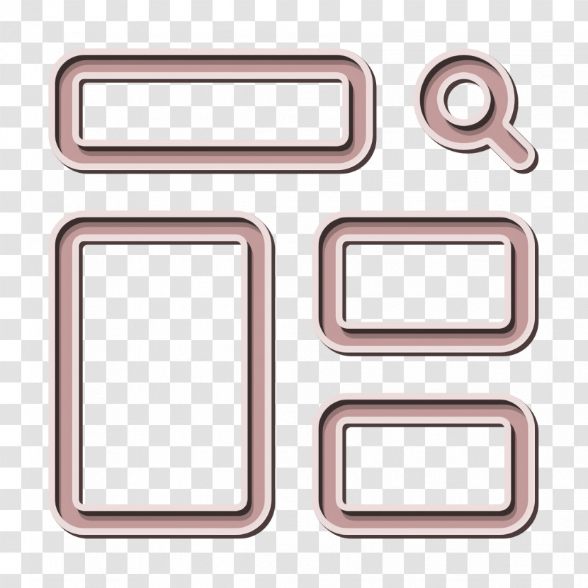 Wireframe Icon Ui Icon Transparent PNG