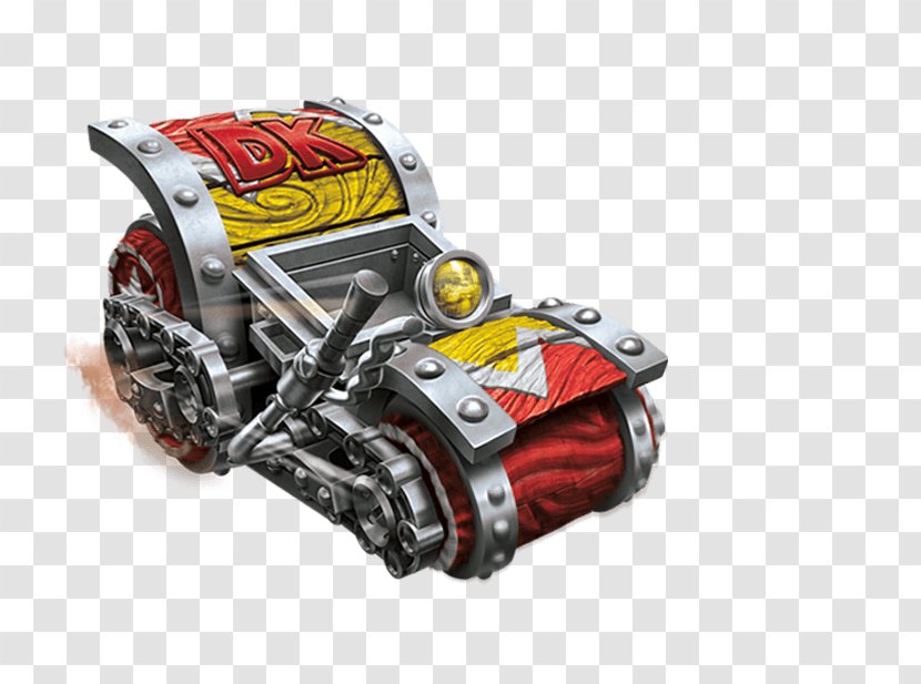 Skylanders: SuperChargers Spyro's Adventure Donkey Kong Wii U Bowser - Motor Vehicle Transparent PNG