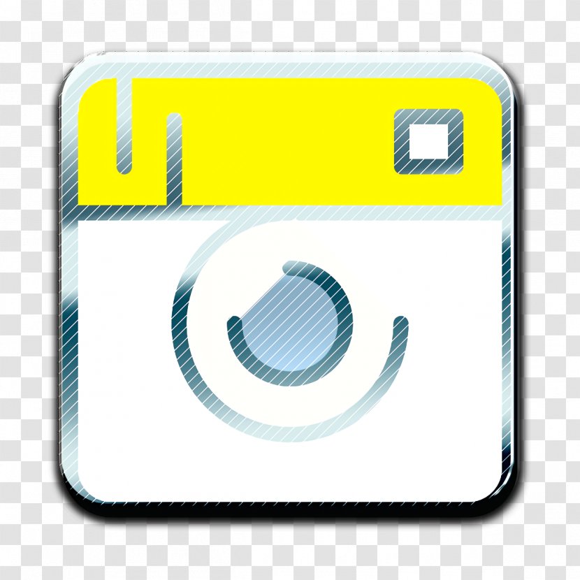 Communication Icon Instagram Media - Yellow - Symbol Technology Transparent PNG