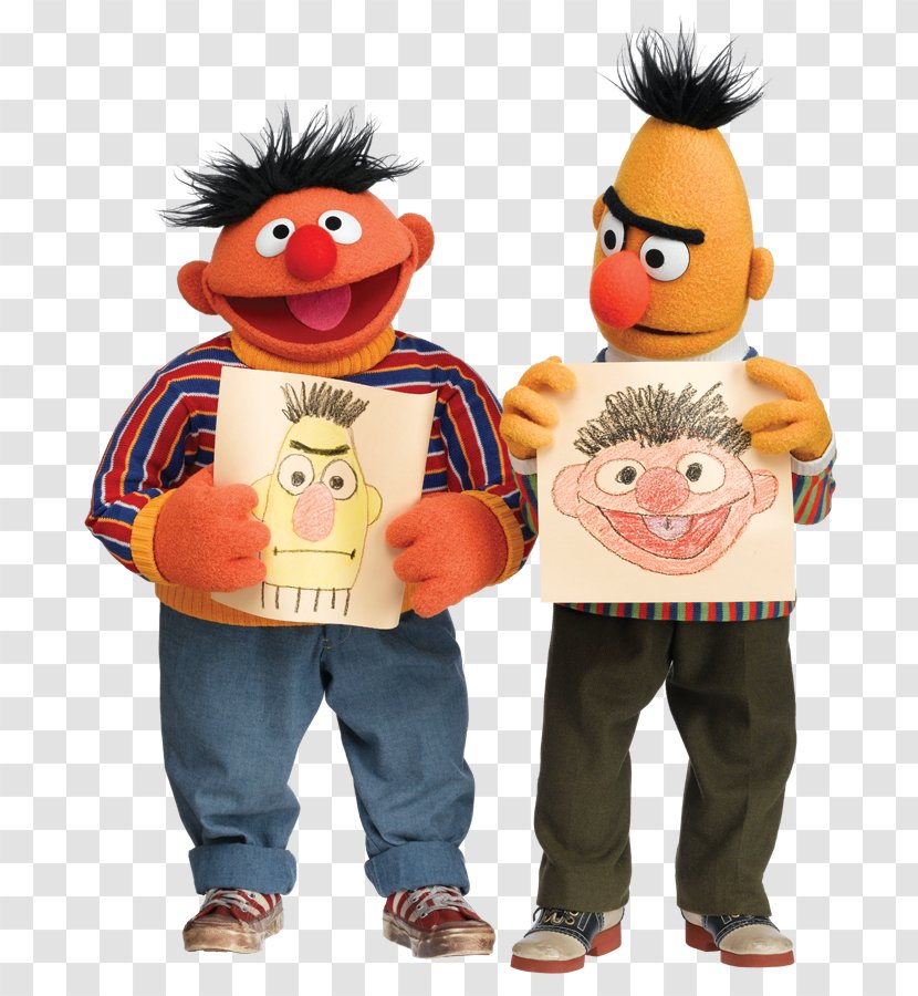 Bert & Ernie Enrique Elmo The Muppets - Painting Transparent PNG