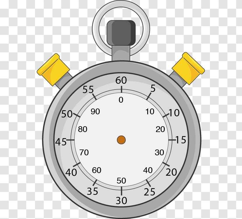 Stopwatch Clock Line - Home Accessories Transparent PNG